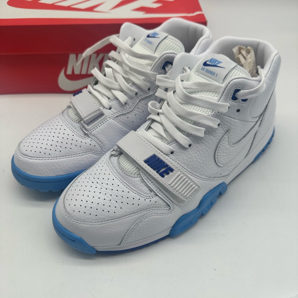 Nike Air Trainer 1 Mid White Blue Men’s Size 11 DR9997-100